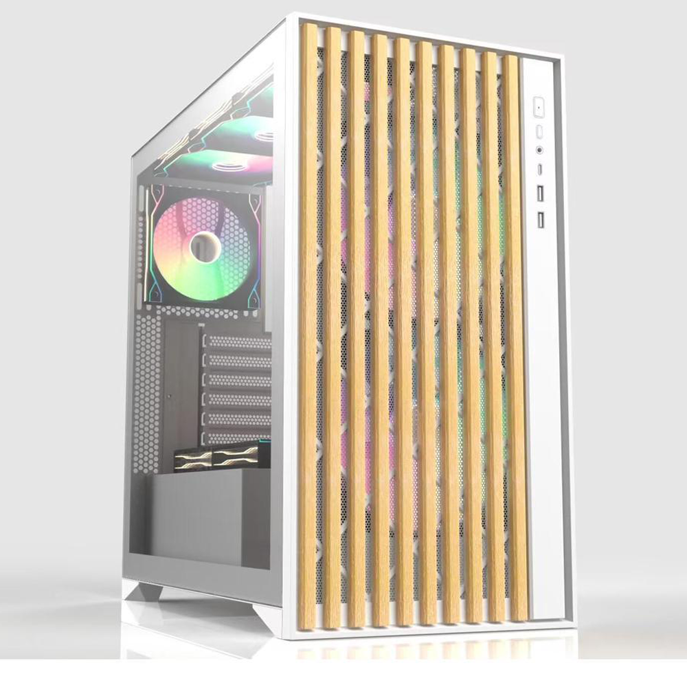 1 SAMA V Nature ATX mATX Mid Tower PC Case - الصورة 1