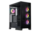 Sama Neview 2351 Black Dual USB3.0 and Type C Tempered Glass ATX Mid Tower - Image 2