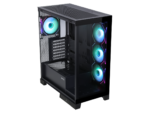 ⁦Sama Neview 2351 Black Dual USB3.0 and Type C Tempered Glass ATX Mid Tower⁩ - الصورة ⁦5⁩