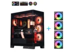 Sama Neview 2351 Black Dual USB3.0 and Type C Tempered Glass ATX Mid Tower - Image 9