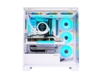 ⁦Sama Neview 2351 White Dual USB3.0 and Type C Tempered Glass ATX Mid Tower⁩ - الصورة ⁦10⁩