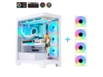 Sama Neview 2351 White Dual USB3.0 and Type C Tempered Glass ATX Mid Tower - Image 11