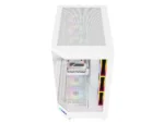 Sama 3021-White Dual USB3.0 and Type C Tempered Glass ATX Full Tower - Image 5
