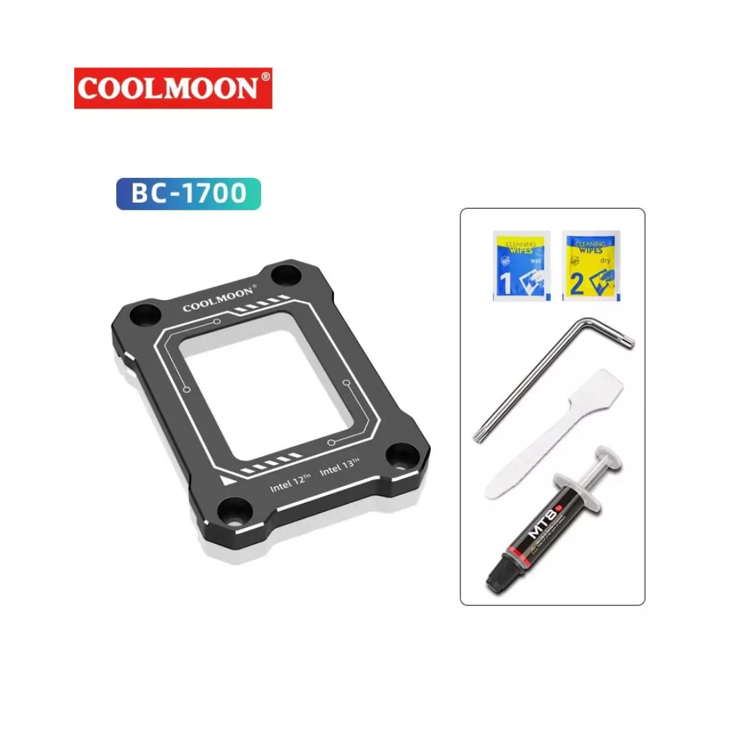 1_5f111023-fc35-4d90-815a-bf5ce3f16abe_2048x2048 COOLMOON Intel LGA 1700 CPU Frame - Black - الصورة 1