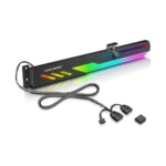 ⁦COOLMOON GT8 Horizontal GPU Support Bracket Colorful 5V A-RGB - Black⁩ - الصورة ⁦2⁩