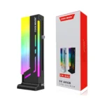 COOLMOON GH2 Vertical GPU Support Bracket Colorful 5V A-RGB - Black - Image 3