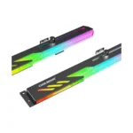 ⁦COOLMOON GT8 Horizontal GPU Support Bracket Colorful 5V A-RGB - Black⁩ - الصورة ⁦3⁩