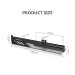 ⁦COOLMOON GT8 Horizontal GPU Support Bracket Colorful 5V A-RGB - Black⁩ - الصورة ⁦4⁩