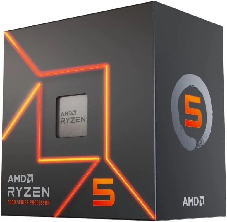 ⁦AMD Ryzen 5 7600 6-Core, 12-Thread Unlocked Desktop Processor⁩ - الصورة ⁦5⁩
