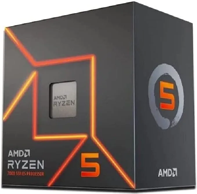⁦AMD Ryzen 5 7600 6-Core, 12-Thread Unlocked Desktop Processor⁩ - الصورة ⁦6⁩