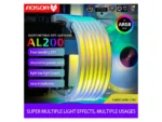 COOLMOON AOSOR AL200 Lamp Tape 5V ARGB Aura Sync Flexible Light Bar Widening Bendable Multifunctional DIY for 3x8P - Image 3