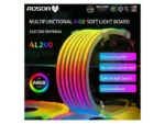 COOLMOON AOSOR AL200 Lamp Tape 5V ARGB Aura Sync Flexible Light Bar Widening Bendable Multifunctional DIY for 3x8P - Image 4