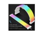 ⁦OOLMOON AOSOR AL300 Flexible Light Bar 24PIN 5V ARGB Aura Sync Neon Line Bendable Chassis Streamer Lamp Strip PC Case Decor⁩ - الصورة ⁦8⁩