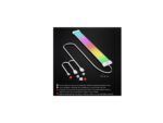 ⁦OOLMOON AOSOR AL300 Flexible Light Bar 24PIN 5V ARGB Aura Sync Neon Line Bendable Chassis Streamer Lamp Strip PC Case Decor⁩ - الصورة ⁦2⁩