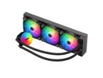 ⁦SAMA SI360 Liquid CPU Cooler 360mm Addressable RGB Pump PWM & FDB Fans AIO Water Cooler⁩ - الصورة ⁦3⁩