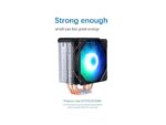 ⁦SAMA KA400D RGB CPU Air Cooler with 12cm PWM Fan,4 Copper Heat Pipes For AMDIntel⁩ - الصورة ⁦3⁩