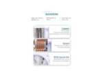 ⁦SAMA KA450DW RGB CPU Air Cooler 9cm PWM Fan 4 Copper Heat Pipes For AMDIntel Universal Computer Cooling Radiator White⁩ - الصورة ⁦2⁩
