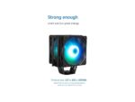 ⁦SAMA KA600D ARGB CPU Air Cooler 150MM Fan with 6 Copper Heat Pipes Air Cooling⁩ - الصورة ⁦3⁩