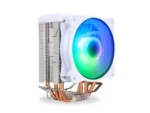SAMA KA450DW RGB CPU Air Cooler 9cm PWM Fan 4 Copper Heat Pipes For AMDIntel Universal Computer Cooling Radiator White - Image 8