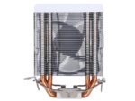 ⁦SAMA KA450DW RGB CPU Air Cooler 9cm PWM Fan 4 Copper Heat Pipes For AMDIntel Universal Computer Cooling Radiator White⁩ - الصورة ⁦6⁩