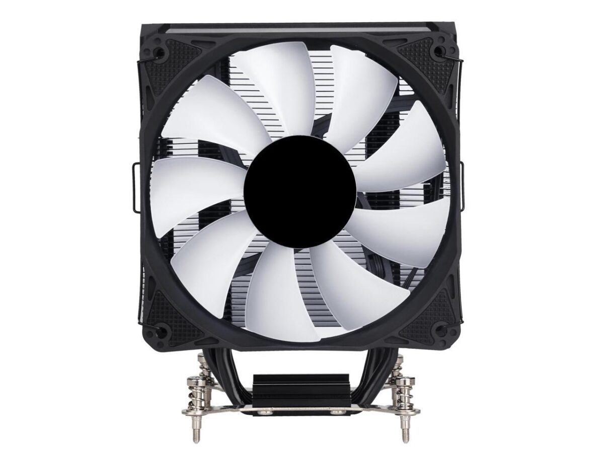 ⁦SAMA KA400I CPU Air Cooler 4 Heat Copper Pipe 120mm Cooling Fan Addressable RGB Aluminum⁩ - الصورة ⁦2⁩