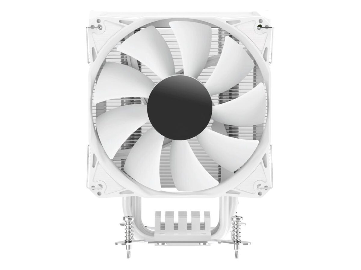 ⁦SAMA KA400I CPU Air Cooler 4 Heat Copper Pipe 120mm Cooling Fan Addressable RGB Aluminum⁩ - الصورة ⁦2⁩