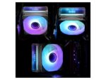 ⁦SAMA KA400I CPU Air Cooler 4 Heat Copper Pipe 120mm Cooling Fan Addressable RGB Aluminum⁩ - الصورة ⁦4⁩