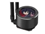 ⁦SAMA SM360 Black 360mm Liquid Water AIO CPU Cooler For Gaming PC Computer with Screen LCD Display⁩ - الصورة ⁦8⁩