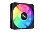 ⁦SAMA SM360 Black 360mm Liquid Water AIO CPU Cooler For Gaming PC Computer with Screen LCD Display⁩ - الصورة ⁦4⁩