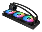 SAMA SM360 Black 360mm Liquid Water AIO CPU Cooler For Gaming PC Computer with Screen LCD Display - Image 5