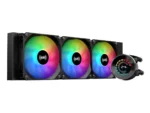SAMA T360 Black liquid Cooler 360mm ARGB AIO Radiator LCD Temperature Display Screen CPU - Image 2