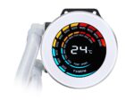 ⁦SAMA T240 White liquid Cooler 360mm ARGB AIO Radiator LCD Temperature Display Screen CPU Cooler with⁩ - الصورة ⁦8⁩