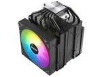 SAMA 6PDW ARGB Black CPU Air Cooler 120mm Cooling Fan - Image 2