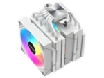 SAMA 6PDW ARGB White CPU Air Cooler 120mm Cooling Fan Addressable RGB Aluminum PC CPU - Image 6