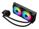 SAMA SM240 Black liquid Cooler 240mm ARGB AIO Radiator LCD Video Temperature Display Screen CPU - Image 5