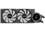 SAMA SM240 Black liquid Cooler 240mm ARGB AIO Radiator LCD Video Temperature Display Screen CPU - Image 6