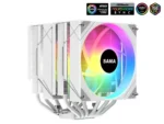 SAMA 6PDW ARGB White CPU Air Cooler 120mm Cooling Fan Addressable RGB Aluminum PC CPU - Image 2
