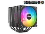SAMA 6PDW ARGB Black CPU Air Cooler 120mm Cooling Fan - Image 4