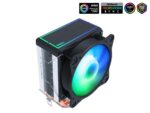 ⁦SAMA KA450D RGB CPU Air Cooler 9cm PWM Fan 4 Copper Heat Pipes For AMDIntel⁩ - الصورة ⁦8⁩