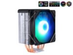 ⁦SAMA KA400D RGB CPU Air Cooler with 12cm PWM Fan,4 Copper Heat Pipes For AMDIntel⁩ - الصورة ⁦8⁩