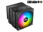 SAMA 6PDW ARGB Black CPU Air Cooler 120mm Cooling Fan - Image 5