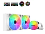 SAMA SI240 White Liquid Cooler 240mm AIO Radiator Addressable RGB PWM Fan CPU cooler for Intel AMD PC Case - Image 2