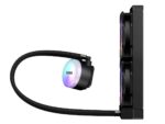 ⁦SAMA SI240 Black Liquid Cooler 240mm AIO Radiator Addressable RGB PWM Fan CPU cooler for Intel AMD PC Case⁩ - الصورة ⁦7⁩