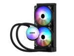 SAMA SI240 Black Liquid Cooler 240mm AIO Radiator Addressable RGB PWM Fan CPU cooler for Intel AMD PC Case - Image 8