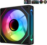 ⁦SAMA YF1202I Black PWM ARGB120mm⁩ - الصورة ⁦8⁩