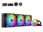 ⁦SAMA SI360 Liquid CPU Cooler 360mm Addressable RGB Pump PWM & FDB Fans AIO Water Cooler⁩ - الصورة ⁦6⁩