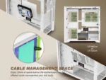 SAMA V Nature ATX mATX Mid Tower PC Case - Image 8
