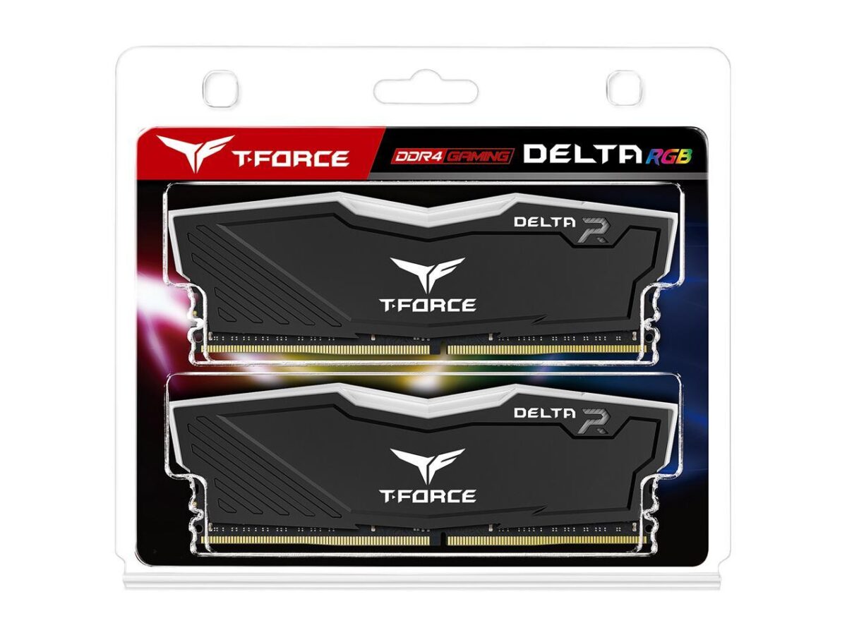 ⁦TEAMGROUP T-Force Delta RGB 32GB (2 x 16GB)  PC RAM DDR4 3200⁩ - الصورة ⁦4⁩