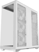 SAMA V Cool White Steel / Tempered Glass USB3.0/Type C ATX Full Tower Gaming Computer Case w/5 x ARGB Fans (Pre-Installed) - Image 3
