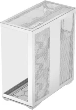 SAMA V Cool White Steel / Tempered Glass USB3.0/Type C ATX Full Tower Gaming Computer Case w/5 x ARGB Fans (Pre-Installed) - Image 4